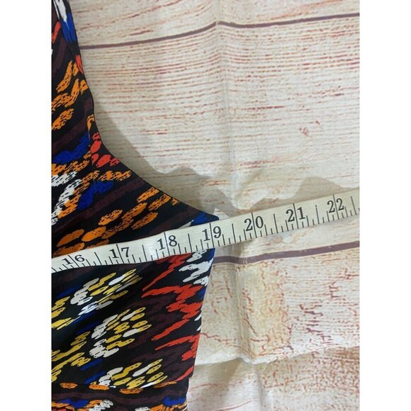 Chico's Women's Sleeveless Printed V Neck Maxi Dress - 2 (Medium/12) - Picture 8 of 12